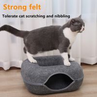Custom Durable And Fun Indoor Felt Cat House Pet Bed
