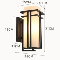 Hot Sale 110v 220v Modern Outdoor Exterior Linear Strip Wall Lamp 3000k Warm White Garden Sconce Led Wall Light