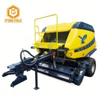 Automatic Fast China Hay Press Baler Modern Agricultural Equipments Grass Round Balers Machine For Sale