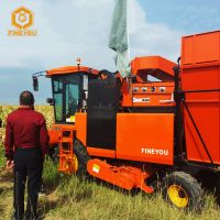 High Quality Fineyou 4 Rows Corn Combine Harvester For Farm Maize Picker Professional Agricultural Machine
