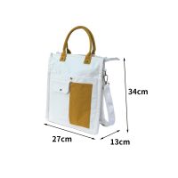 Factory Wholesale Reusable Cotton Canvas Cross Body Adjustable Customized Canvas Bag