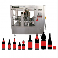 Automatic Manufacturer Price Beverage Bottles Rotary Self-adhesive Labeling Machine China Manufacturer