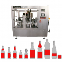 Automatic Manufacturer Price Beverage Bottles Rotary Self-adhesive Labeling Machine China Manufacturer