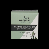 Selling Wellness Shampoo & Shaving Bar Peppermint & Tea Tree 100g