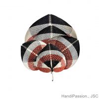 Bamboo Palm Leaf Woven Hand Fan Wall Hanging Decoration