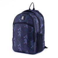 Dace Floral Printed Unisex 20 L Travel Laptop Backpack Water Resistant Slim Durable Fits Up to 16 Inch Laptop Notebook - Navy Blue 1000