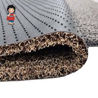 PVC Coil Car Mat with Spike Backing / Spaghetti/Door/Flooring/Anti-slip Mat