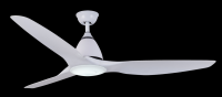 52 Inch Indoor Light Ceiling Fan with Remote Control Led Lamp DC Motor