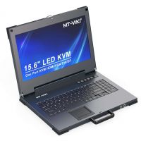 MT-VIKI 4K 15.6"  LCD KVM Switch Console 1 port HDMI/VGA/DVI/DP Portable