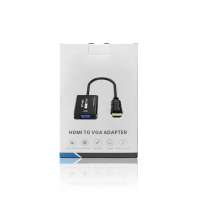 2024 New Design 1080P 60Hz HDMI to VGA Adapter, MT-VIKI 23cm Customized Logo HDMI to VGA Converter Cable