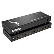 4K 30HZ HDMI Splitter 1 in 8 Out 1x8 ,  MT-VIKI 1x8 1 Computer 8 Monitor + Power Adapter HDMI Splitter