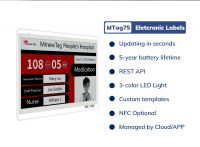 Minewtag Mtag75 7.5inch Esl Electronic Eink Shelf Label Office Digital Name Plate