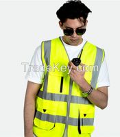 Good quality Mesh Safety vest Reflector Jacket Reflective Vest with Po
