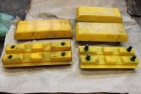 Milling machine track shoes, polyurethane rubber blocks2102697, 150821, 2063490, 2411112, 144728, 150740, 144727