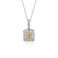 14k Yellow Gold Circle Diamond Necklace Diamond Necklace | 4.17 Carats Jean (7.5 Mm Band)