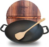 cast iron household wok