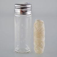 Plastic free dental floss biodegradable floss silk dental floss in glass bottle