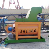 Js1000 Automatic Cement Mixer Horizontal Twin Shaft Forced Mixing Machine For Sale