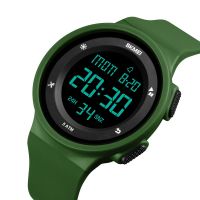 Swimming Sports Digital Watch For Men Women Chrono Alarm EL Light Black Skmei Watch 1445-4