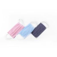 Private Label face mask nonwoven 3 layers disposable mask with earloop
