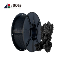 iBOSS PLA Plus (PLA+) 3D Printer Filament 1.75mm, 1kg Spool (2.2lbs) Toughness Enhanced 3D Printing Filament, Dimensional Accuracy +/- 0.02mm, 1.75mm PLA Plus Filament, Fit Most FDM Printer(Balck)