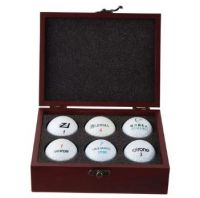 Ace Golf Ball Mahogany Case