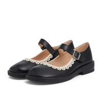 Ankle Strap Casual Flats Womens Mary Jane Low Heel School Uniform Dress Shoes