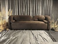 Brown Velvet Sofa