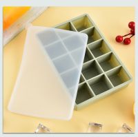 Silicone Ice Cube Molds for Chilled Drinks, Baby Food Ice Cube Tray with Lid