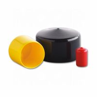 Oem Pvc Cable Cover 50mm Soft Flexible Vinyl End Cap With Rohs