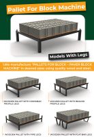 Wooden Pallet For Concrete - Paving Block Machines