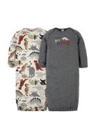 Gerber Childrenswear 2-pack Baby Boys Bear Dino Gowns