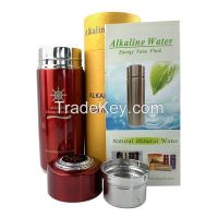 High Ph Dual Filter 4 Colors Filtered Alkaline Water Bottle