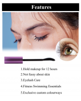 Custom Vegan Waterproof Thick Lengthening Eyes Beauty Makeups Products Mascara