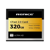 RENICE CFast 2.0 Card 320GB Memory Card 4K.6K-HD RAW