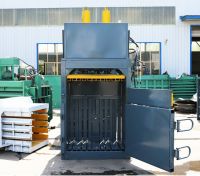 Vertical Baler Automatic 30 Tons Hydraulic Waste Paper Plastic Cans Baling Machine