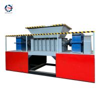 double shaft industrial can bicycle used car crusher machine