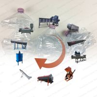 Waste Plastic Bottle Recycling Equipment Plastic flake making machine on sale