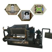 Small Capacity Waste Paper Recycling Disposable Pulp Egg Tray Product Making Molding Machine