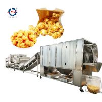 Fully automatic commercial hot air popcorn machine popcorn production line