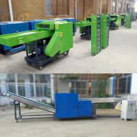 Textile clothes cutting fabric cotton yarn waste recycling machine