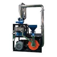 PVC plastic pulverizer water-cooled disc pulverizer plastic industrial grinder