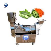  Automatic Fruit And Vegetable Cutting Machine cube finger slips chips wave chips cutting machine