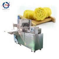 Peach Slice Green Bean Cake Making Machine Automatic Powder Cookie Cake Mung Bean Cake Forming Packing Machine From Sophia