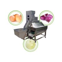 Automatic commercial onion peeling machine industrial continuous dry onions skinning equipment 