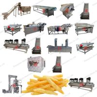 Automatic Potato Chips Making Machine Fresh Frozen French Fries Production Line