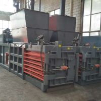 hydraulic pressure carton scrap horizontal baling machine