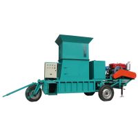 Square Hay Baler 2 Cylinder Hydraulic Corn Hay Straw Compressor Silage Packing Baler Baling Bagging Press Machine For Sale