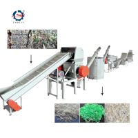 Automatic Plastic Bottle or bags Granulator Two Stage PP PE Plastic Granulating Machine
