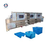 Industrial Automatic Plastic Crate Washer Cleaning Equipment